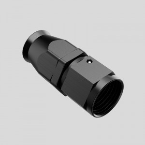 Alumínium ptfe forgó tömlő végső szerelvények Egy egyenesnőstény