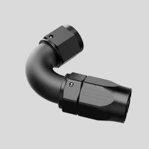 Nagy teljesítményű teljes áramlás 120 fok AN4 AN8 AN12 AN12 CUTTER stílusú forgó tömlő vége