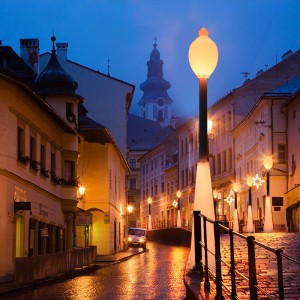 Kültéri kerti LED utcai lámpa pólussal, 60 W -os RGB színű, cserélő gyönyörű vízálló utcai lámpa kert, terasz, park, iskola, gyep, villa, utcai világítás és dekorációhoz