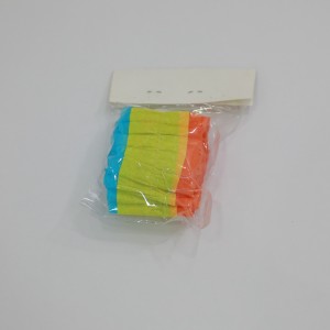 Forró eladás Macaron színű krepp papír bojt koszorú tekercs koszorú karácsonyi esküvői party dekoráció