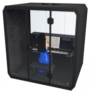 Mozgatható hangszigetelő irodai telefon fülkék Booth irodai találkozó hüvelyek Gyors összeszerelés hangszigetelő fülke