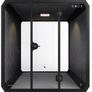 Mozgatható hangszigetelő irodai telefon fülkék Booth irodai találkozó hüvelyek Gyors összeszerelés hangszigetelő fülke