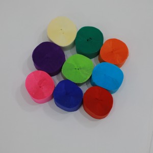 Crepe Paper Streamers- Nagyszerű szakasz&Könnyen elcsavarható, esküvőre, születésnapra, menyasszonyi zuhanyra, karácsonyra, ajtós szórakoztató partyra&Rainbow Dekorációk