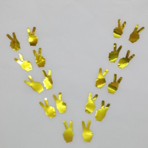 Arany push pop konfetti poppers