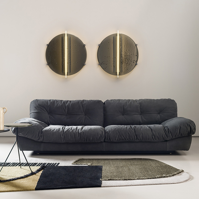 olasz design alvó lusta kanapé bőr baxter felhő kanapé szekcionált bútornappali