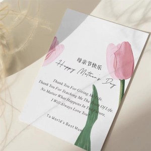 Üdvözlőkártyáknyomtatott kraft papír születésnapi egyedi logóranyomtatva 150 g/200g/250g/300g papírnyomtatott ajándék többszínű ajándék születésnapi ajándékkártya