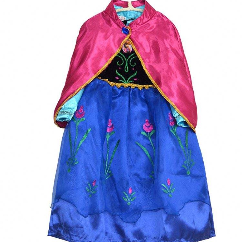 Nagykereskedelmi gyerekek ruházati ruhák gyerekek Elsa lányok hosszú ujjúkat öltöznek a BXDCPF -rel