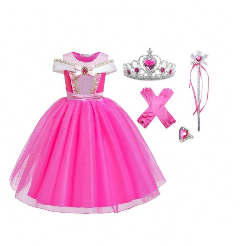 Carnival cosplay hercegnő alvó szépség ruha karácsonyi lányok születésnapi party divatos gyerek ruha jelmez kollekció