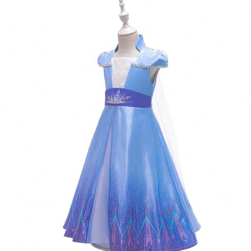 Új hercegnő Elsa Anne Cosplay ruhák lány TV -film jelmezek Halloween party ruhák BX1709