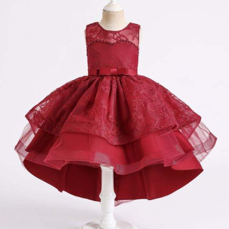 Új tervezési party ruhás ruhák kislány gyerek ruhák lány gyöngy ruhás lányok estélyi ruhák 2158