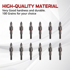 ElongaRrow 100 gabona 6 * 8 mm -es üvegszálas Arrow Arrohead az Archer gyakorlatához