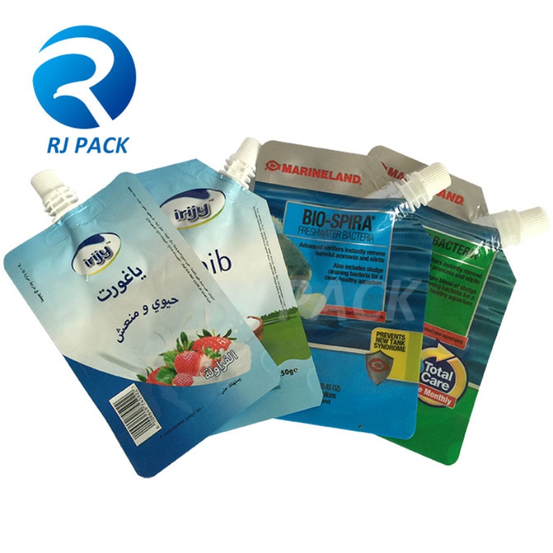 A kifolyó tasak szerkezete és jellemzői