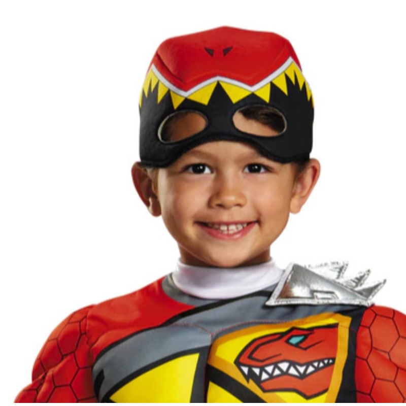 Red Power izom szuperhős dinoszaurusz jelmezek gyerekeknek fiúknak Halloween cosplay anime jumpsuit Party ruhák öltözködése