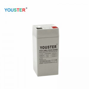 VRLA AGM akkumulátor kis otthoni használatú akkumulátor 4v5.0ah ólomsavas akkumulátor