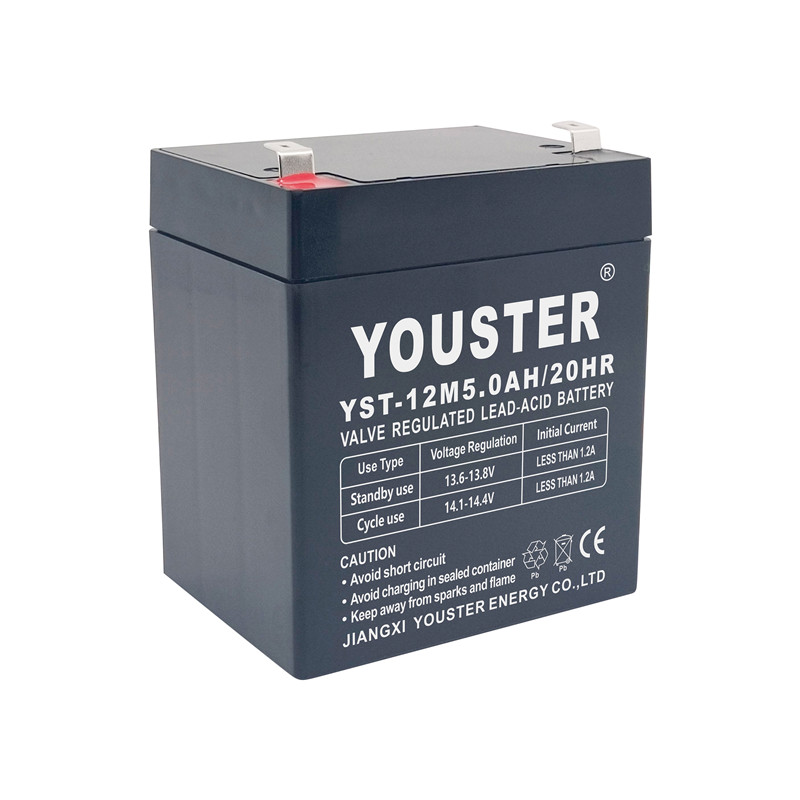 Youster hosszú élettartamú AGM lezárt ólomsav UPS akkumulátor 12V 5AH tartalék akkumulátor