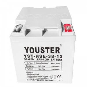 Gyári közvetlen ólomsavas akkumulátor 12v 38ah ipari napelemek ce tanúsítvány akkumulátor