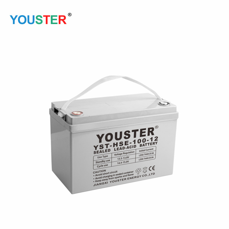 Youster AGM mély ciklusos gél ólom sav inverter 12v200ah tároló gélnapelemes akkumulátor otthoni használatra
