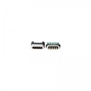 Mágneses elektromos csatlakozó töltő- és átviteli jellel