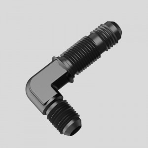 90 fokos férfi ömlesztőfej üzemanyag szerelvény adapter Union Alumínium