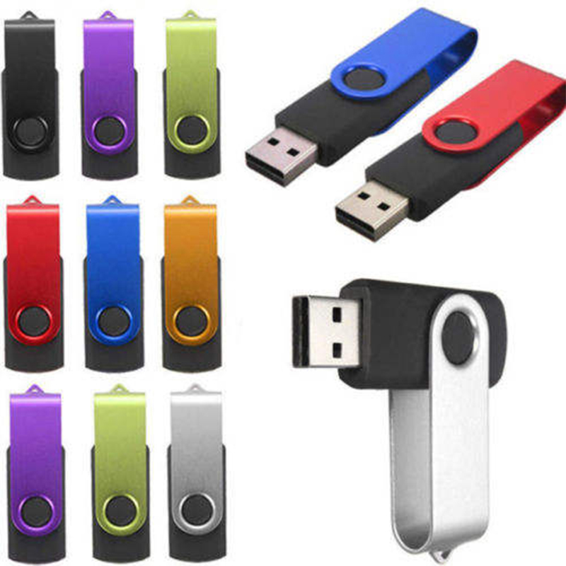 Új érkezés Usb Pen Drive 4GB 8 Gb 16 Gb 32 Gb színes forgó U lemez kis usb flash meghajtó