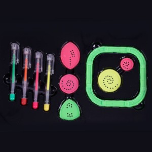 Színes spirális művészeti készlet