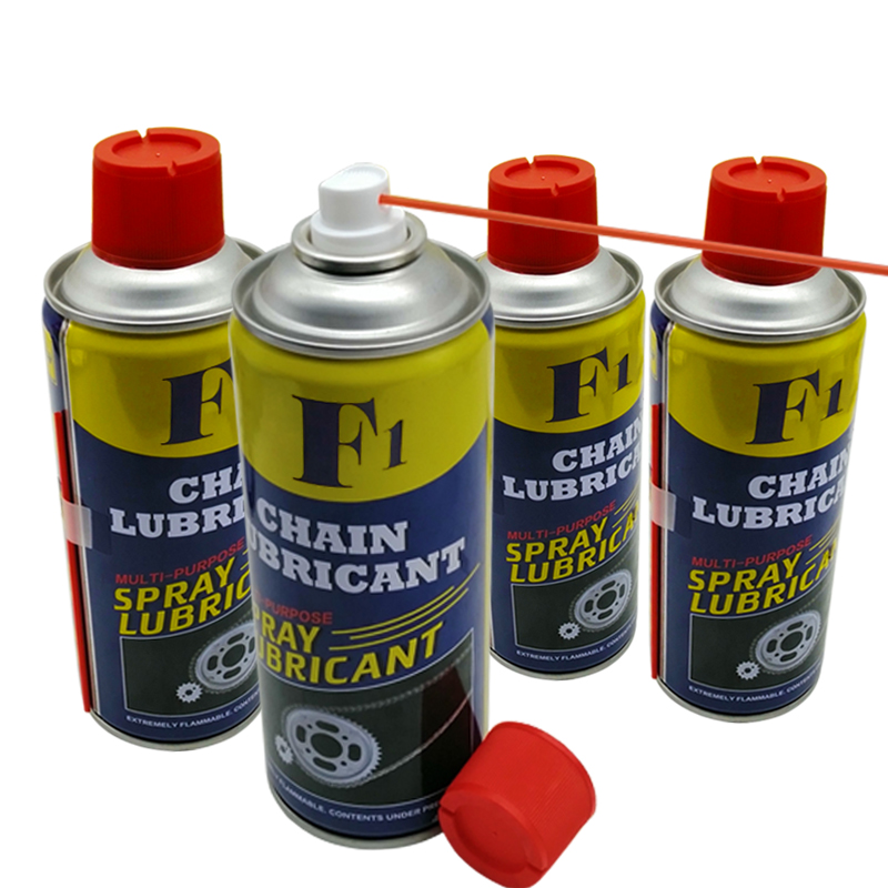 Gyártó F1 lánc kenőanyag spray behatoló olaj anti-rozsdamentes kenőanyag spray