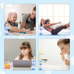 Bestseller színes műanyag homok időzítő órája 2/3/5/10/15/30 perc gyerekek játékok dekorációja homokóra