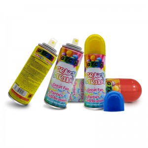 Olcsó nagykereskedelmi esküvői konfetti hó spray színes szalag