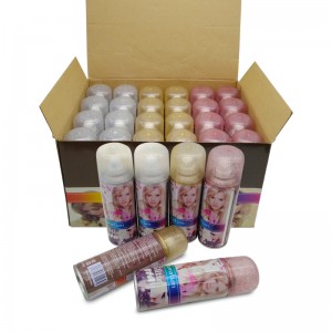 Hajfesték spray -haj és test csillogó adagoló por permetezés csillogó haj spray