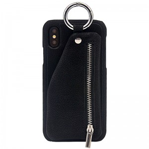 Apple iPhone 8 mobiltelefon -védő tok, kézi bőrvédő tok, kis pénztárca tároló mobiltelefon -táska, esés ellenálló és rezgésálló bőr Kína piros mobiltelefon tok