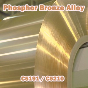 C5191 C5210 Phospor Bronz Alloy sorozat