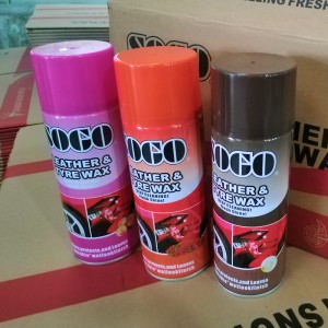 Jó minőségű szilikon bőr gumiabroncsos autó gondozás aeroszol spray -viasz fényes spray