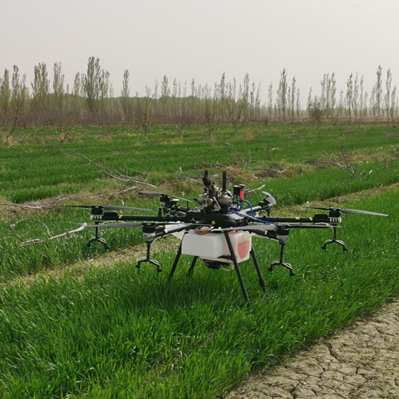 6 tengelyes 60 kg olajüzemű megtermékenyítő szállítás Drón mezőgazdasági permetező drón mezőgazdaság