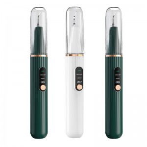 Használjon otthoni megjelenítés ultrahangos fogászati ​​kalkulus tisztítószert, beépítettnagyfelbontású kamerát és LED-fényt 3 módos tisztító fogakkal