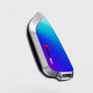 Intelligens LCD autó kulcs, frissítse a kulcsnélküli bejárat, a kék autó kulcs automatikus zár&Feloldó távoli autóindító, Key FOB csere lopásgátló kiegészítők, jármű logó kijelző