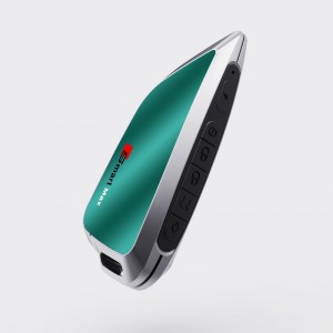 SMART LCD autókulcs, frissítse a kulcsnélküli belépést, a zöld autókulcs Auto Lock&Feloldó távoli autóindító, Key FOB csere lopásgátló tartozékok, jármű logó kijelző