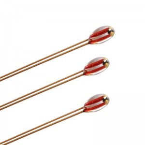 MF51 üveg beágyazott üvegbevonatú termisztor hőmérséklet mérése NTC termisztor