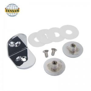 Golyó 90 fokos dupla rögzítő klip