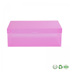 Egyedi készítésű, összecsukható műanyag összecsukható cipő kijelző tároló doboz csomagolás