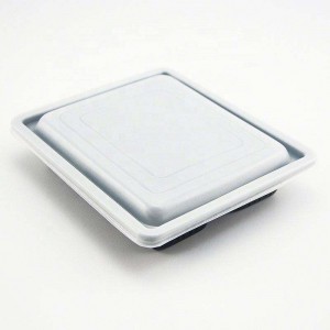 Nagykereskedelmi eldobható műanyag 3 rekesz ebéddoboz ételedény csomagolás