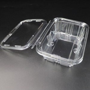 8/16/24/32/46/64/128 oz Tampernyilvánvaló tartály, Tamper ellenálló csomagoló doboz friss saláta gyógynövény -diófélék ételekhez