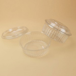 Műanyag eldobható átlátszó friss gyümölcstároló csomagoló tartály gyümölcsdoboz