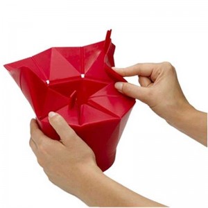 DIY otthoni konyhai szerszámok összecsukható szilikon pattogatott kukorica popper tál élelmiszer -minőségű szilikon könnyen tisztítható tál