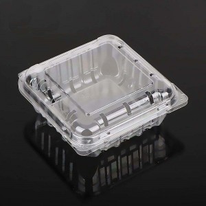 125 gnagykereskedelmi átlátszó kagyló áfonya kagylócsomagoló gyümölcskonténer