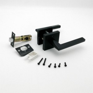 S7503 Adatvédelmi ajtó kar a hálószobához és a fürdőszobai ajtók matt fekete