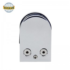 Forró értékesítés rozsdamentes acélból készült fürdőszobai üvegbilincs üveg kerítés hardver tartozékok üveg korlát bilincs