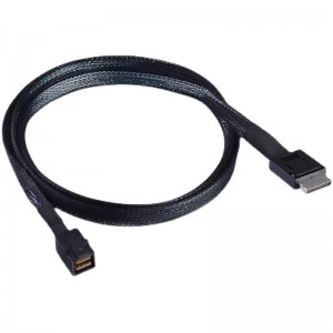 Oculink Cable 4i SFF8611-SFF8643 Cable SFF-8643 SFF-8611 MINISAS 36 PIN CABLE 0,6 méter számítógéphez