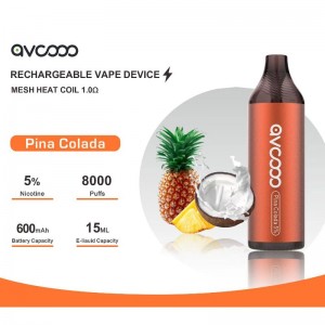 Avcooo újratölthető vape eszköz 8000 puffok