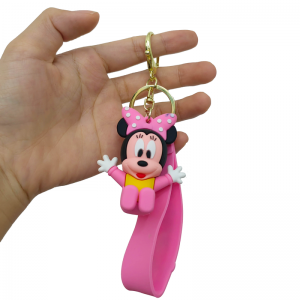 Keychain-Fektethető logó vagy IP animációs karakterek
