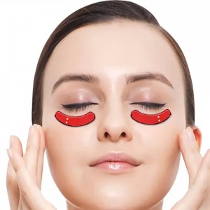 EMS&Red Light Eye Beauty Masszázs műszer, otthoni használatú szépségszemű ráncok masszírozó eszköz rezgés masszírozó LED -es szempapírok RF Eye Beauty Instrument Finom Lines eltávolításához
